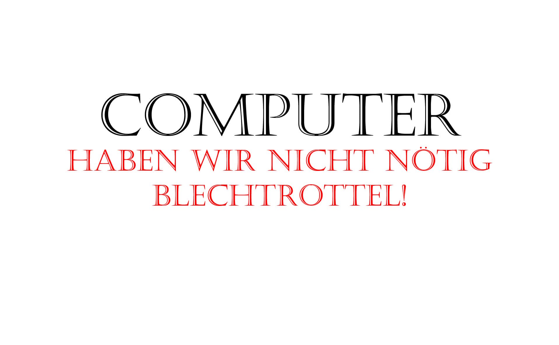 Personal Computer (PC) | Eine neue Erfahrung | Kaum jemand hatte "Kontakt" mit dieser Technik | 1985 | Dr. G. Fritz | Einer der ersten in seiner Region